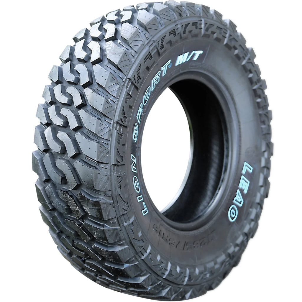 Set of 4 Leao Lion Sport MT 285/75R16 126/123Q E 10 Ply M/T Mud Light Truck Tires