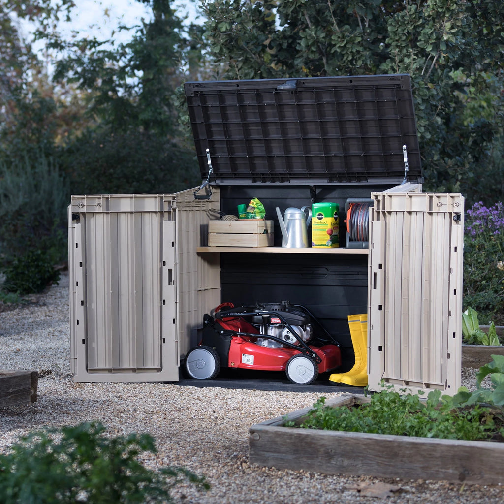 Keter Store - It - Out Midi 30 - cu ft All - Weather Resin Storage Shed, Beige