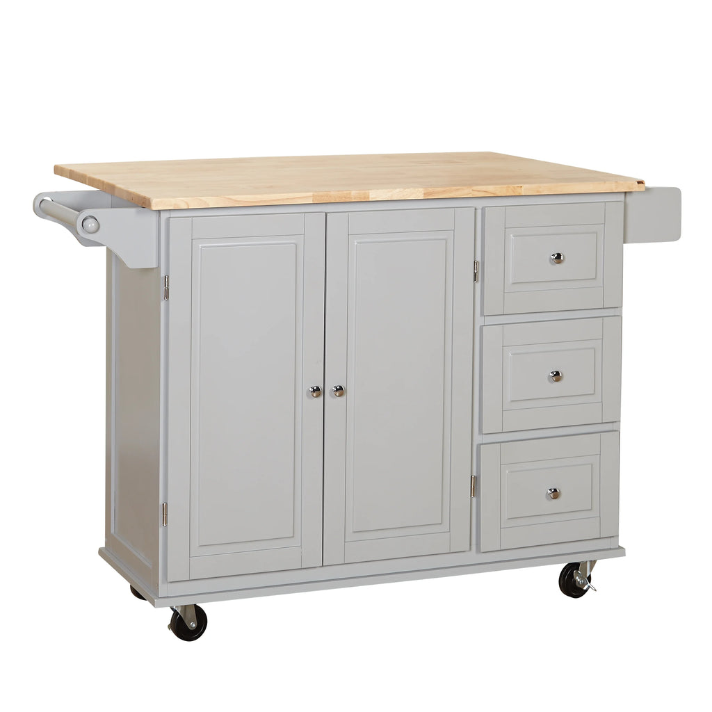 Thatcher Kitchen Cart, Grey