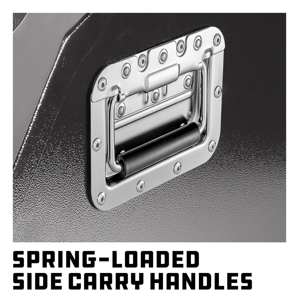 Powerbuilt 26 in Rapid Box Portable Slant Front Tool Box - Gray - 240111