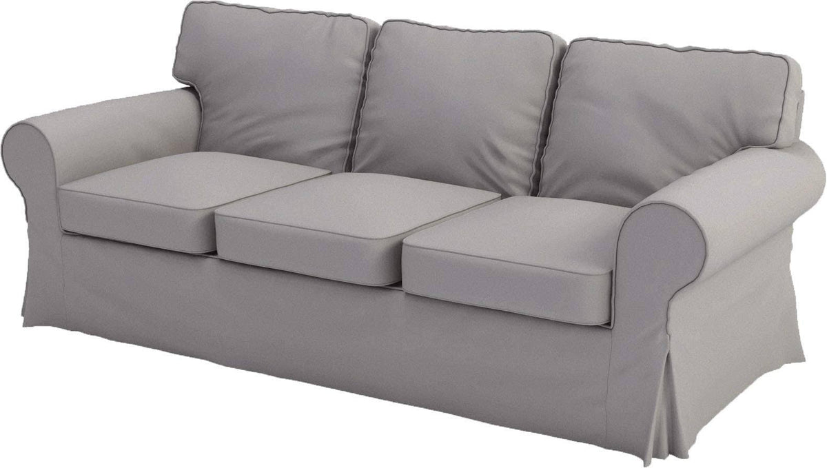 Custom Slipcover Rep Ektorp 3 Seat Sofa Cotton Cover Replacement Is Custom Made Slipcover for Ikea Ektorp Sofa Cover (Light Gray Durable Cotton)
