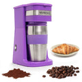 Mixpresso Ultimate 2-in-1 Single Cup Coffee Maker | 14oz | Lavender.