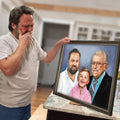 Unique Birthday Gift for Him: Custom Hand-Painted Portrait. A Meaningful Gift That Will Be Cherished Forever. by PaintYourLife