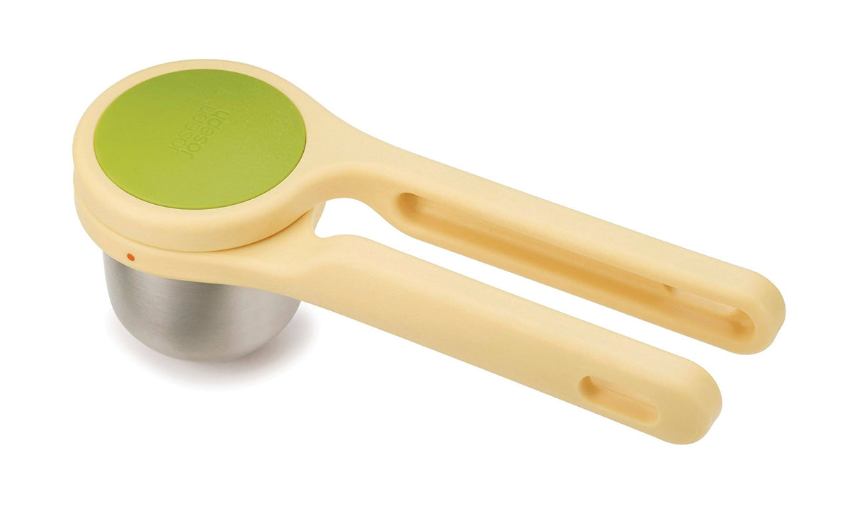 Joseph Joseph 20101 Helix Citrus Juicer Ergonomic Twist-Action Hand Press Stainless Steel, Yellow