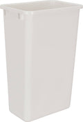 Hardware Resources CAN-50W 50-Quart Plastic Waste Container White