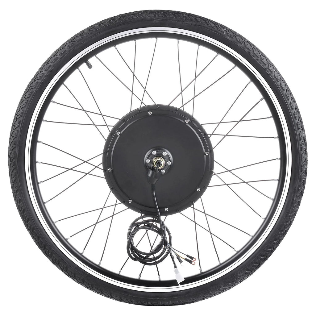 Yescom Electric Bike Conversion Kit 48V 1000W 26" Front Wheel E - Bike Conversion Kit Dual Mode Controller