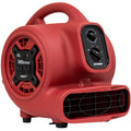 XPOWER P-230AT 1/5HP Mini Air Mover Red