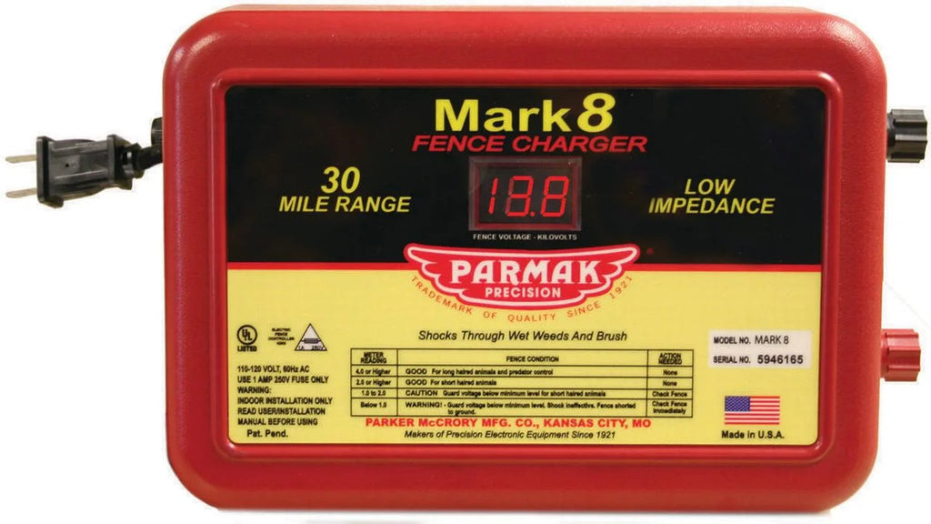 Parmak Precision MARK8 110V - 120V Multi Power Mark 8 Fence Charger