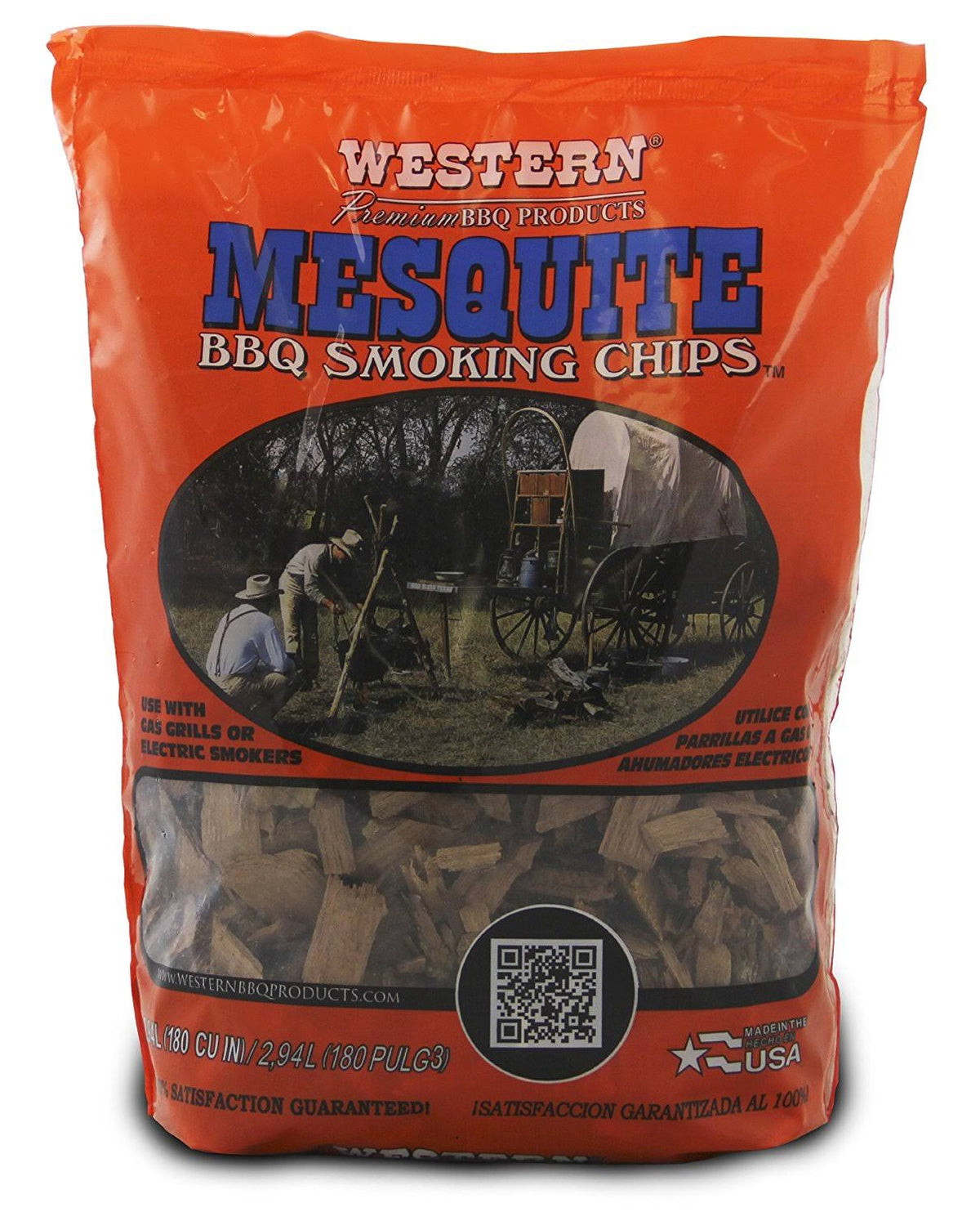 Western Mesquite BBQ Smoking Chips - 36 oz packet