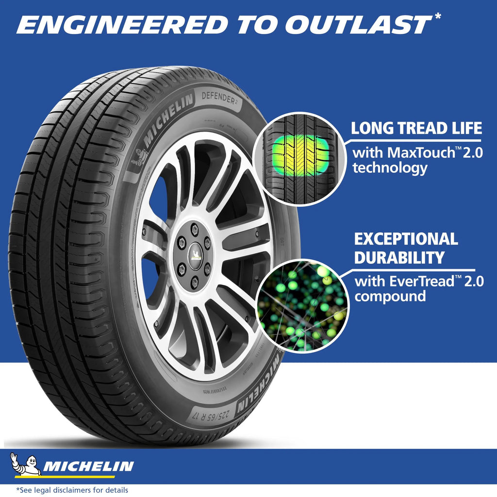 Michelin Defender 2 All-Season 255/60R19 109H Passenger Tire
