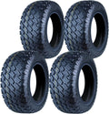 Set 4 WOLF PACK 23X10.5 - 12 Golf Cart Tires Non - Directional Tubeless Tire Multi - Terrain Tire with Superior Traction and Mud - Resistant Self - Cleaning Tread Design for Long - Lasting Performance