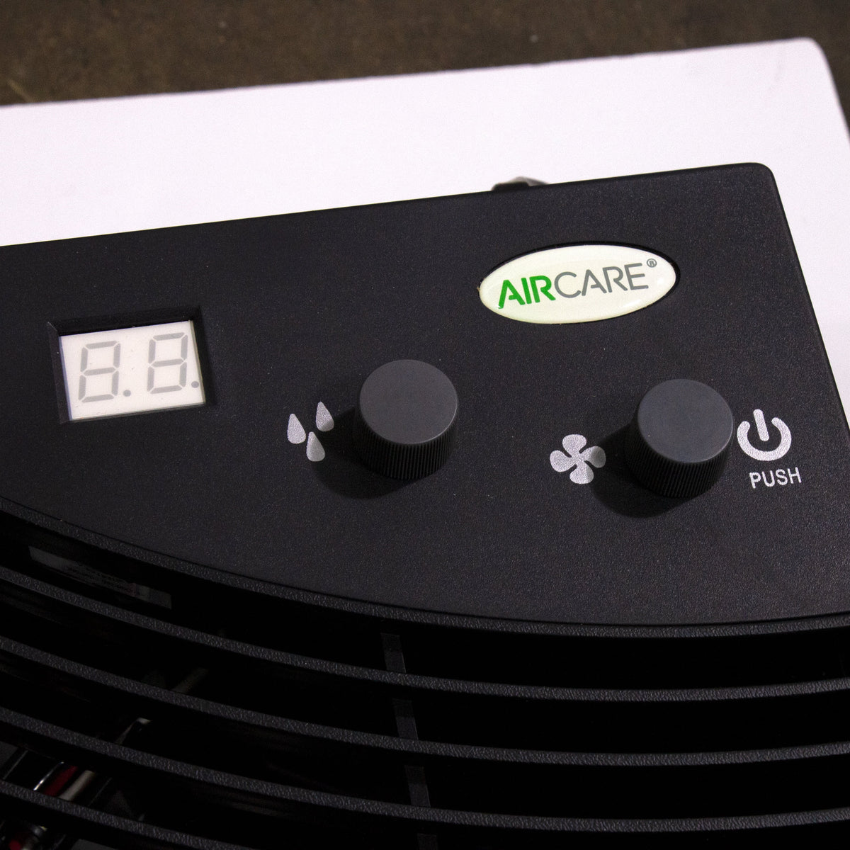 AIRCARE H12 - 400HB 3 - Speed Whole - House Console - Style Evaporative Humidifier, Oak Burl