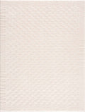 Hauteloom Leryn Ivory Checkered Area Rug | Area Rug for Living Room, Bedroom | Ivory Checkered Rug - 5'3" x 7' Rectangle