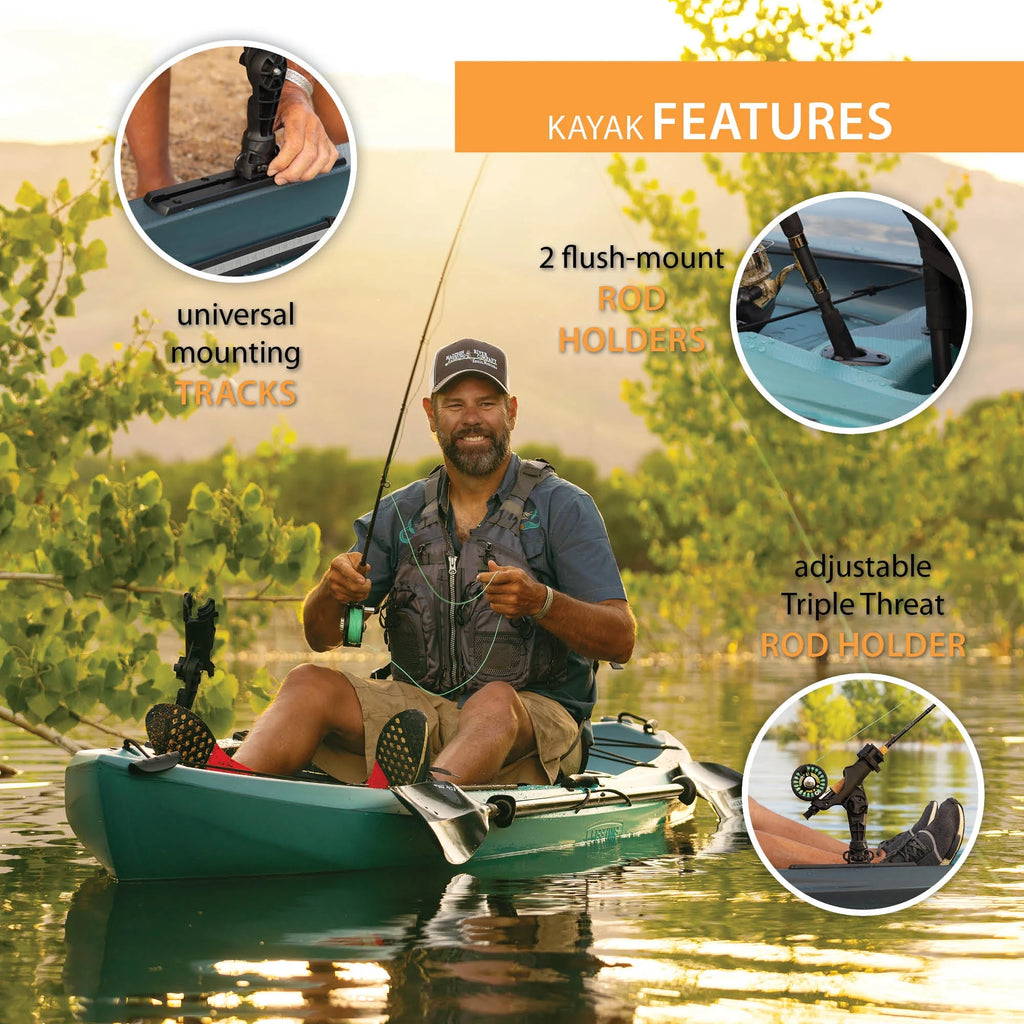 Lifetime Tamarack Pro 123 in Sit - on - Top Kayak, Eclipse Fusion (91058)