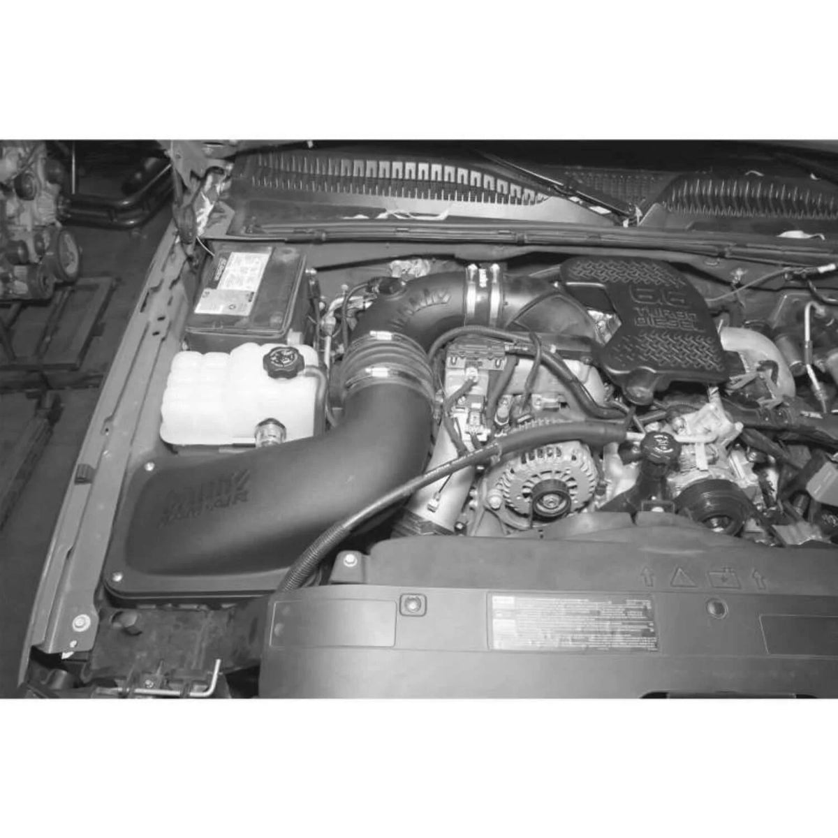 Banks Power 06 - 07 Chevy 6.6 L LLY/LBZ Ram - Air Intake System - Dry Filter Fits Select: 2006 - 2007 CHEVROLET SILVERADO, 2006 - 2007 GMC SIERRA