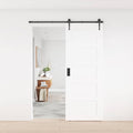 winsoon 4-16 ft Sliding Barn Door Hardware Track Kit for Single Door Arrow Style Rollers - 10ft