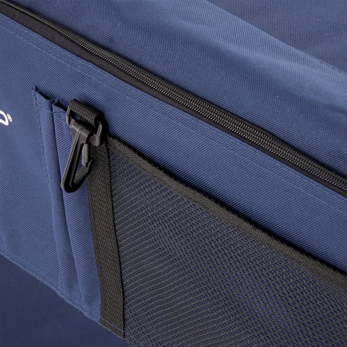 Disc - O - Bed XL Cam - O - Bunk Benchable Double Cot with Storage Organizers, Navy