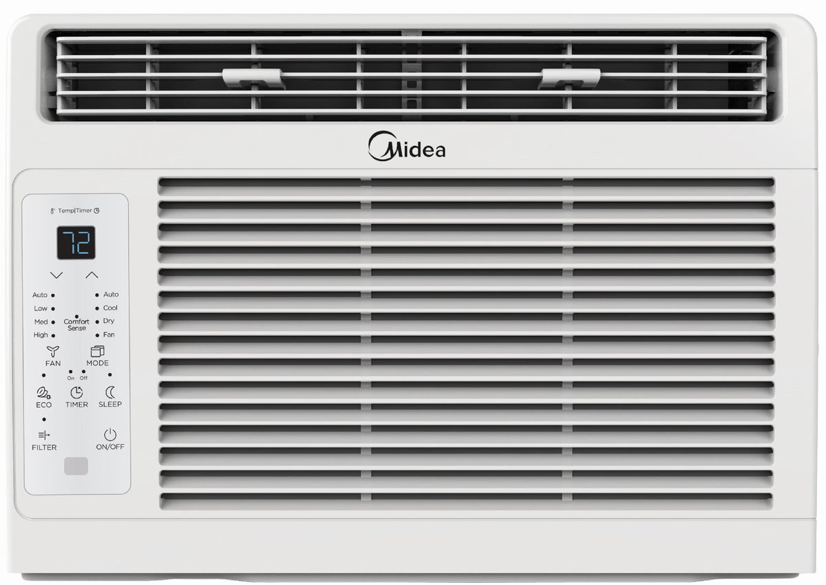 Midea 5, 000 BTU Window Air Conditioner, 150 Sq. Ft., White, New