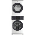 Electrolux - Laundry Tower Single Unit Front Load 4.4 Cu. ft. Washer & 8 Cu. ft. GAS Dryer - White