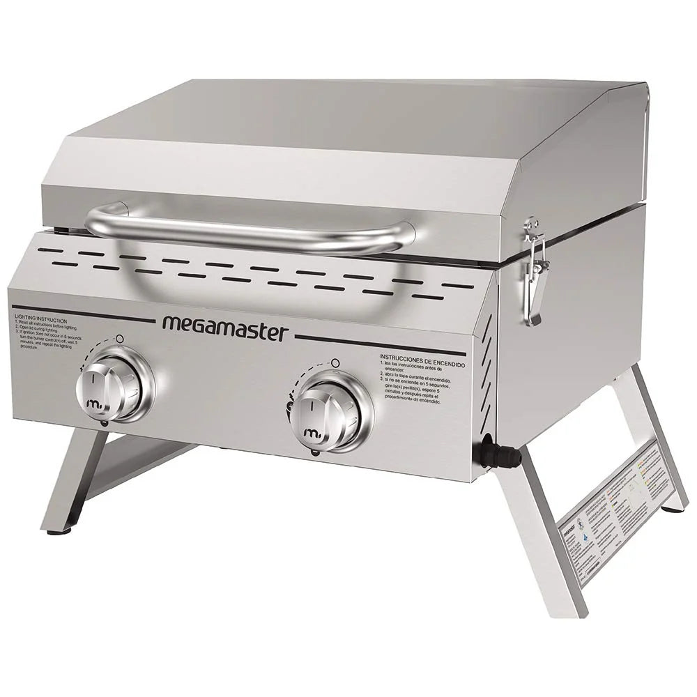Megamaster Premium Outdoor Cooking 2-Burner Grill
