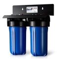 iSpring WGB21B 2-Stage Whole House Water Filtration System w/ 4.5"x10" Sediment