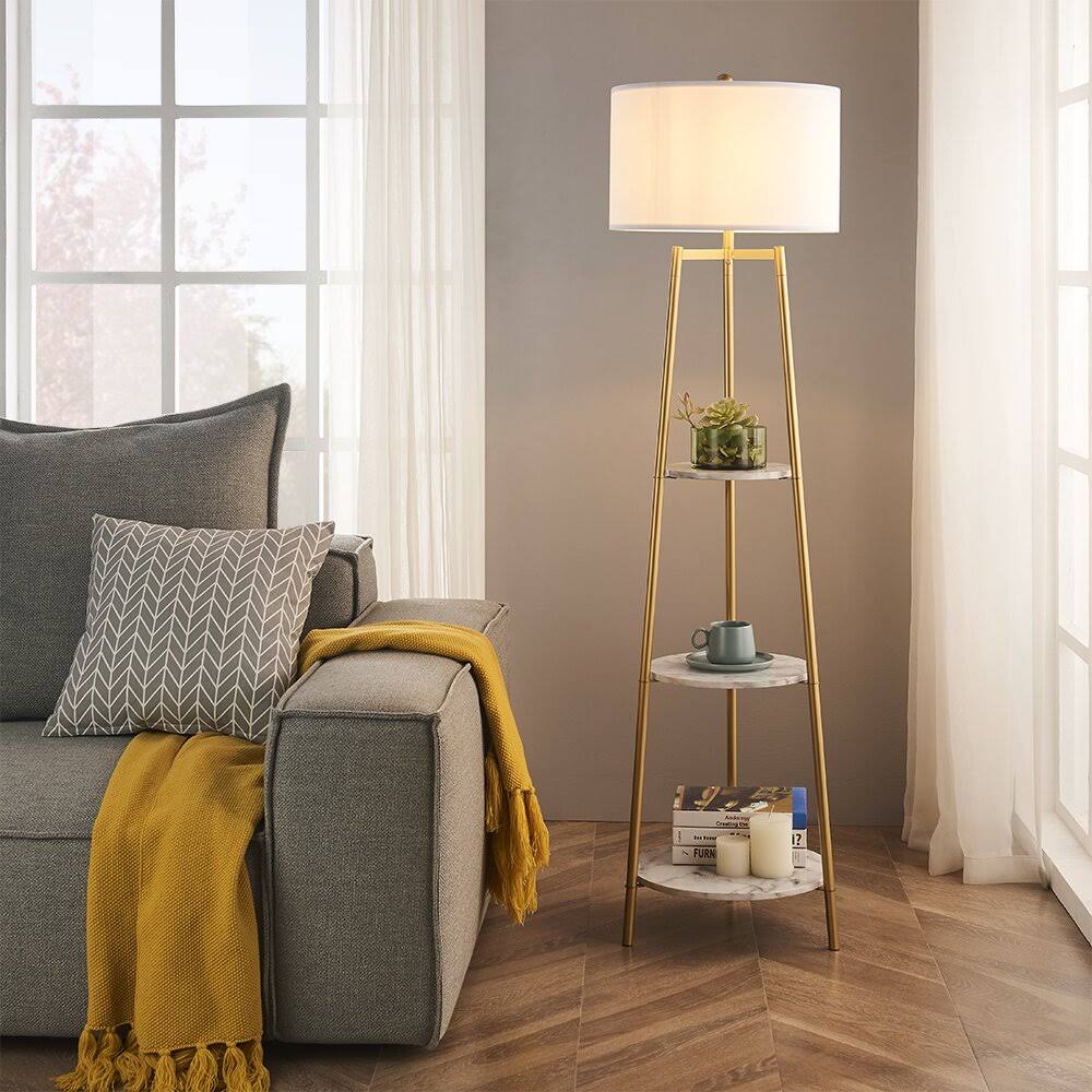 Snowhill 59" Column Floor Lamp Mercer41
