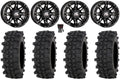 High Lifter HL3 14" Wheels Black 27" ACP Tires Honda Pioneer