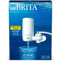 Brita on Tap Faucet Water Filter System, White, 4-carton