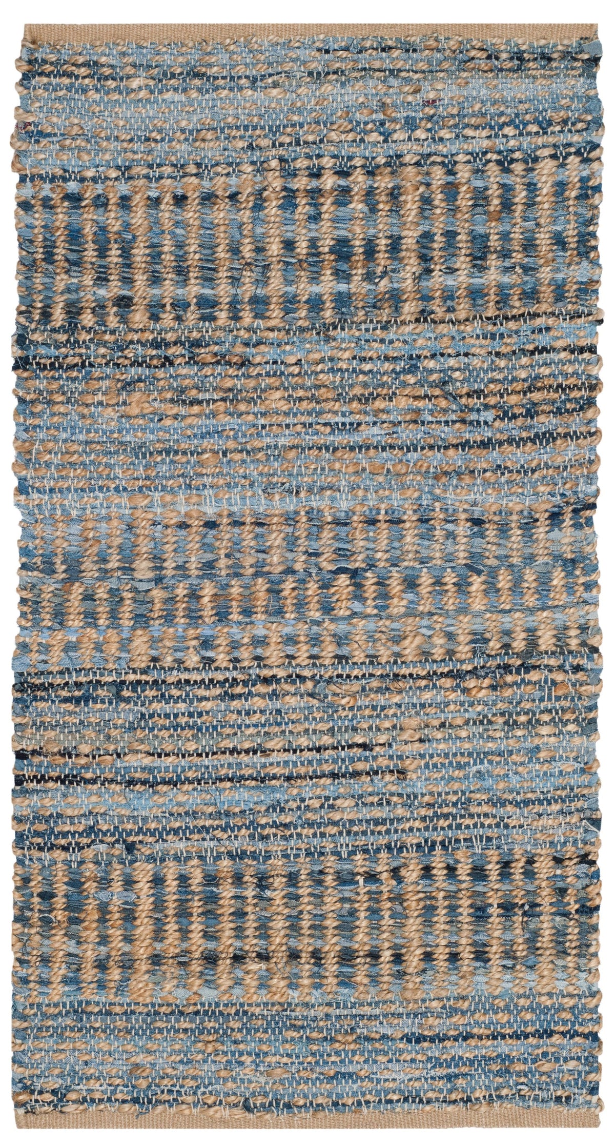 Safavieh Cape Cod Natural & Blue Area Rug; 2' x 3'