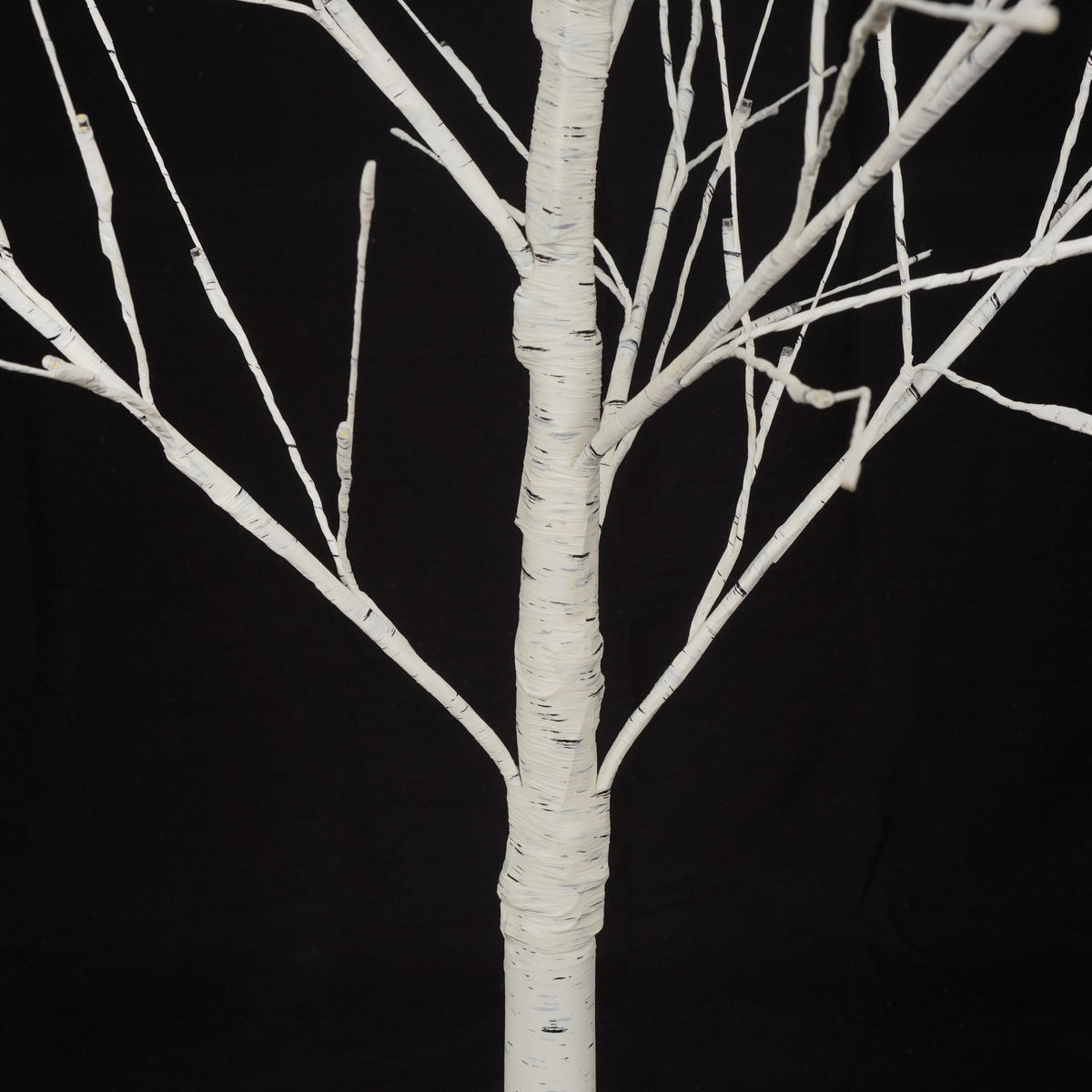 AECOJOY Set of Lighted Birch Tree, 4FT/5FT/6FT LED Artificial Tree with Warm White Lights, Christmas Tree for Decoration