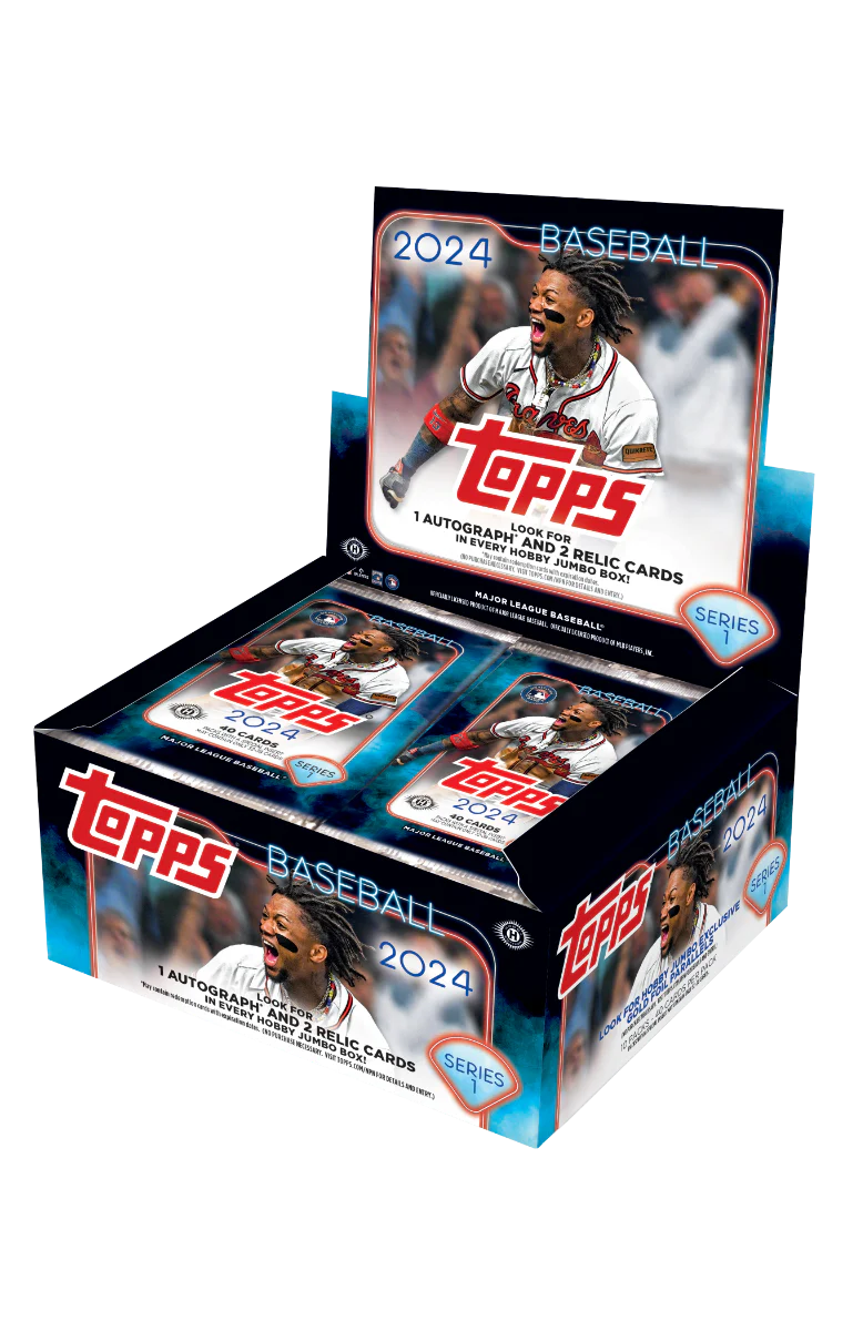 2024 Topps Series 1 Baseball Hobby Jumbo Box(400 Cards) - MadeInUSA