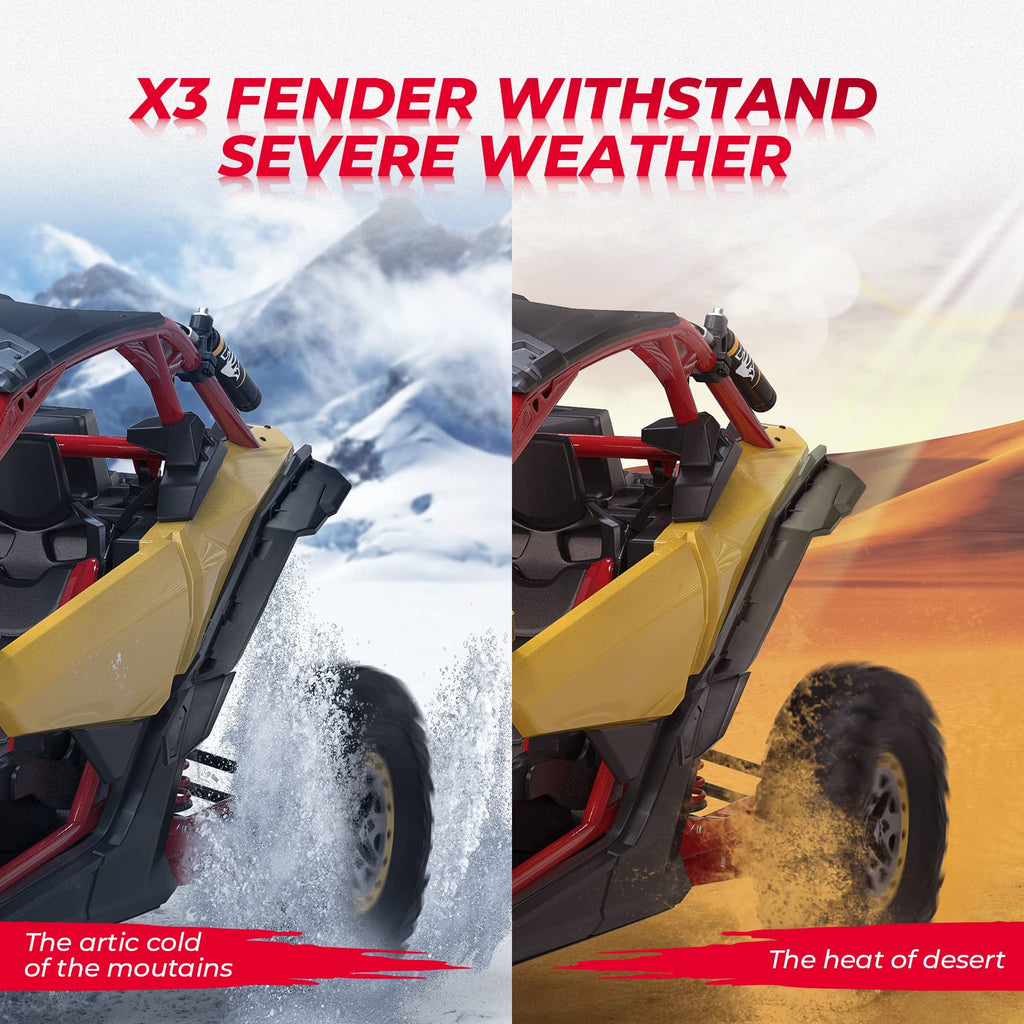 KEMIMOTO X3 Front and Rear Side Fenders