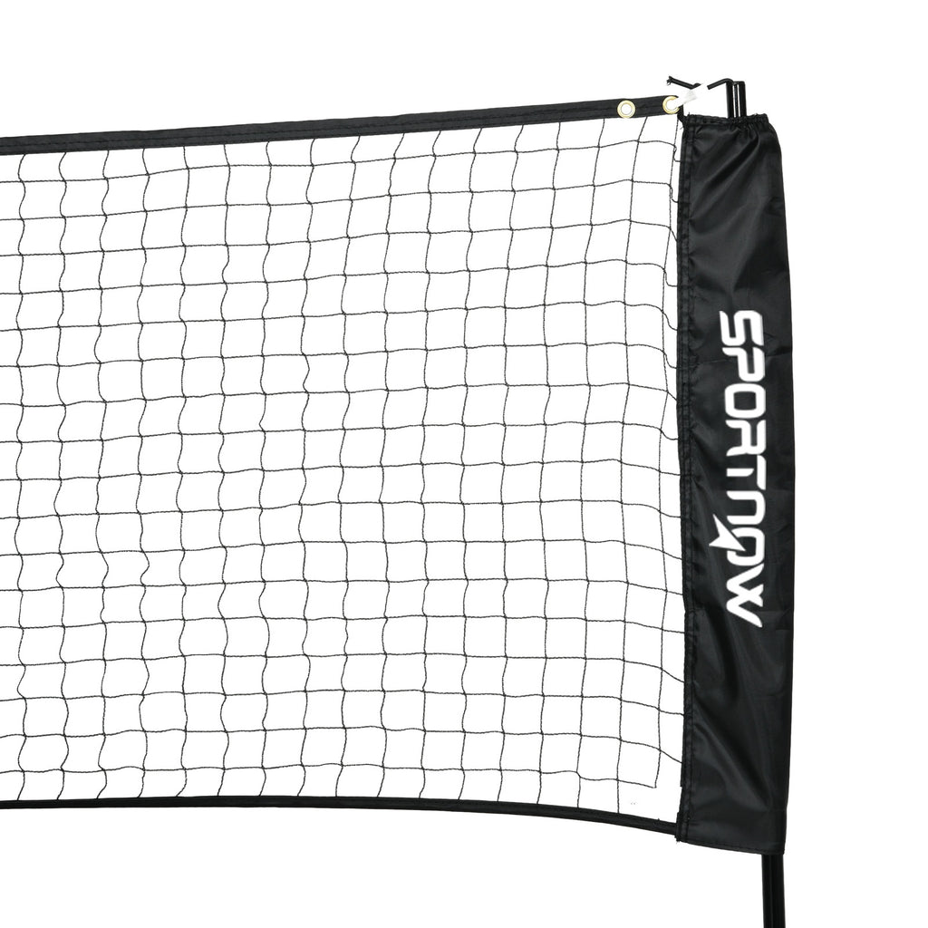 SPORTNOW Komplettset für Badminton, Pickleball und Volleyball, 3 in 1, Outdoor-Sportspiele mit höhenverstellbarem Netz
