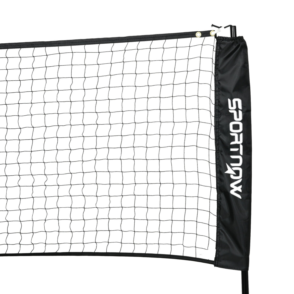 SPORTNOW Komplettset für Badminton, Pickleball und Volleyball, 3 in 1, Outdoor-Sportspiele mit höhenverstellbarem Netz