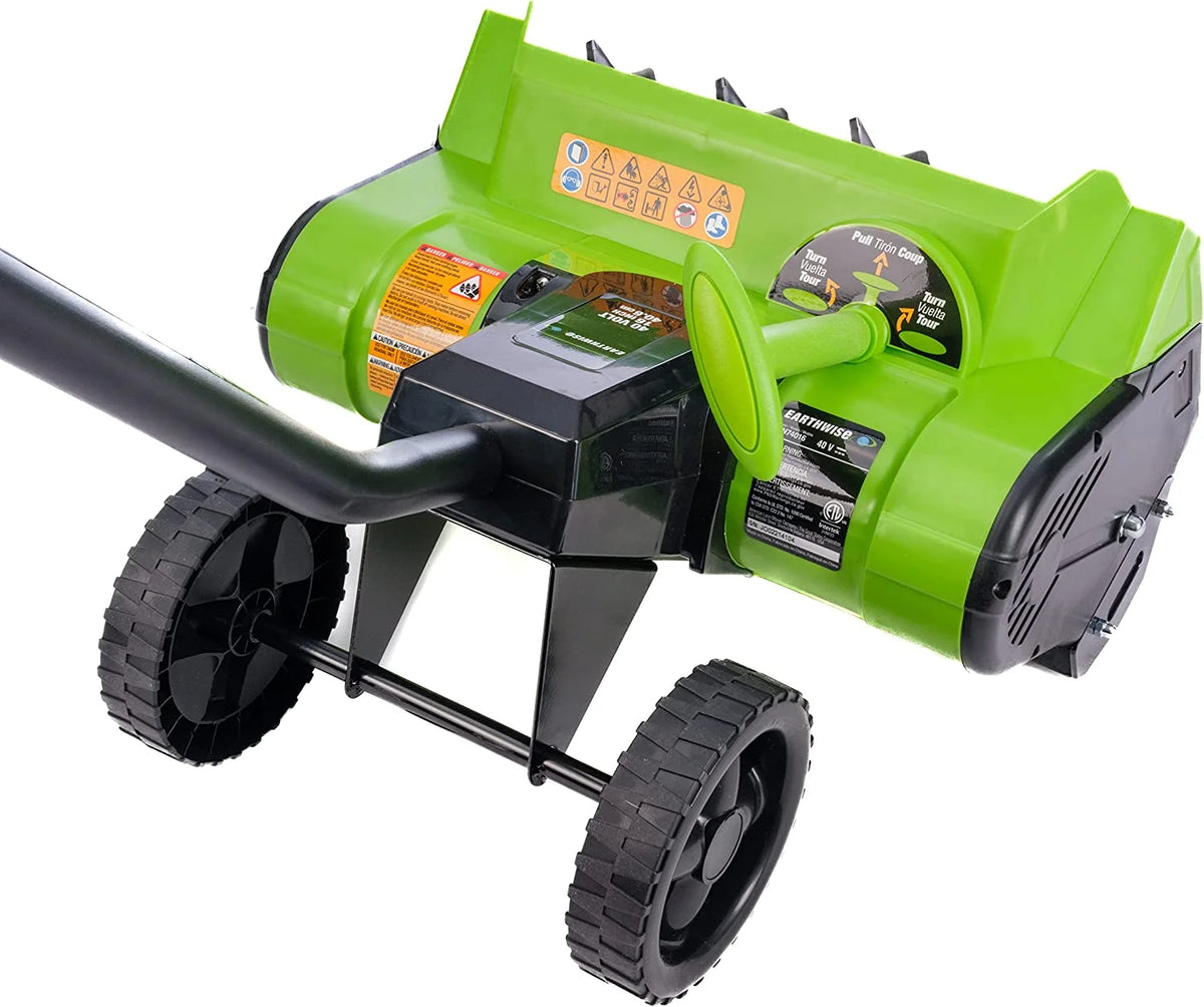 Earthwise SN74016 40V Lithium Battery Operated Ion Cordless 16" Snow Shovel with Brushless Motor