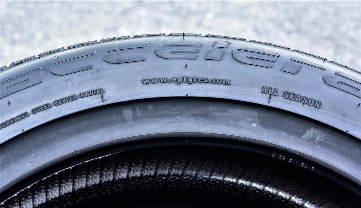 Set of 4 (FOUR) Accelera Phi - R 225/55R17 101W XL A/S High Performance Tires