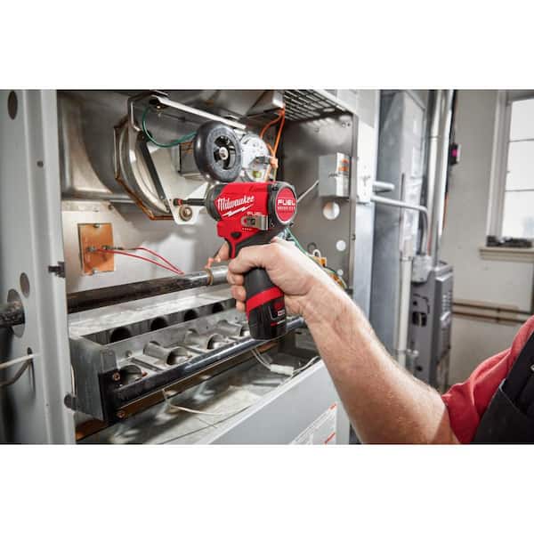 M12 FUEL 12-Volt Li-Ion Brushless Cordless Hammer Drill/Impact Driver/Impact Wrench/Ratchet Combo Kit (5-Tool)