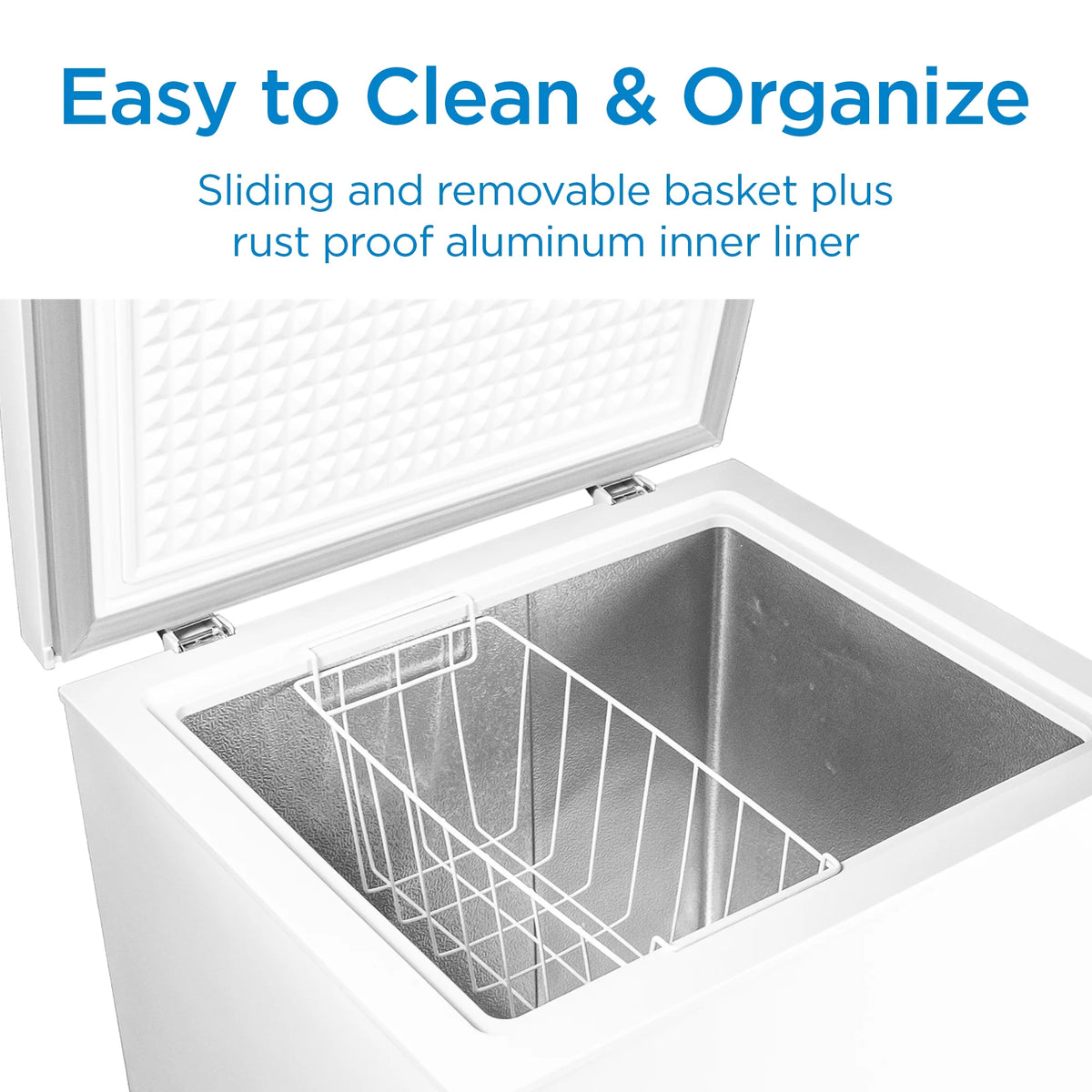 Danby DCF035A6WM 3.5 Cu. Ft. Square Model Chest Freezer DOE