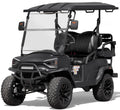 Coleman Powersports CGC2 51.2V Electric Utility Golf Cart, 4 - Seater Vehicle up to 20 MPH & 40 Miles Range, 5kw Motor, LCD Display & Rear Storage, Ages 16 and up, Matte Black