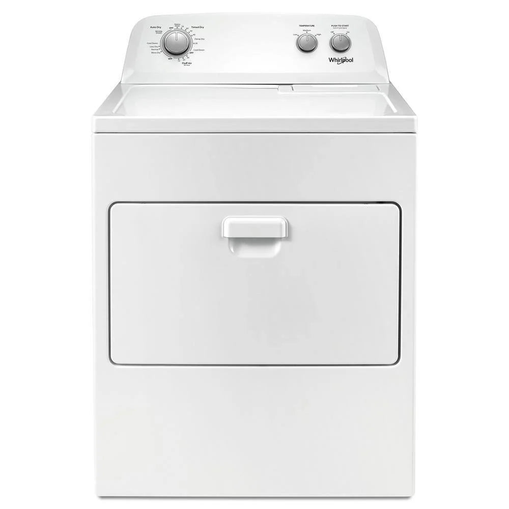 7.0 cu. ft. Electric Dryer. AutoDryTM System. Wrinkle ShieldTM. White