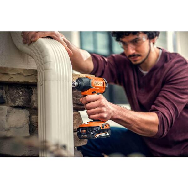 18V Cordless 8-Tool Combo Kit with (3) Batteries. Charger. and Bag with 18V Spotlight