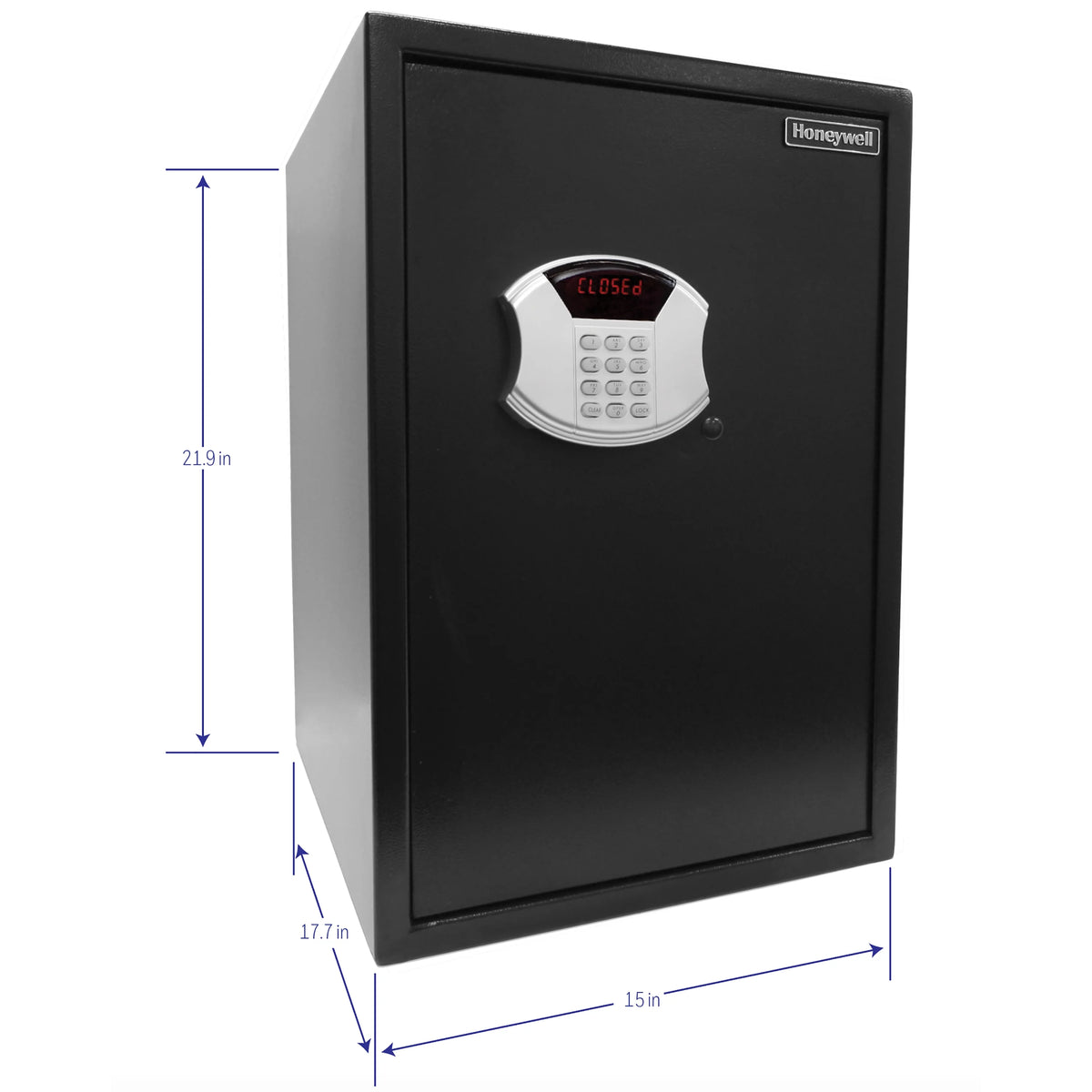 Honeywell Safes, 2.84 cu ft, Black Large Electronic Lock/Keys Steel Security Safe, 5107