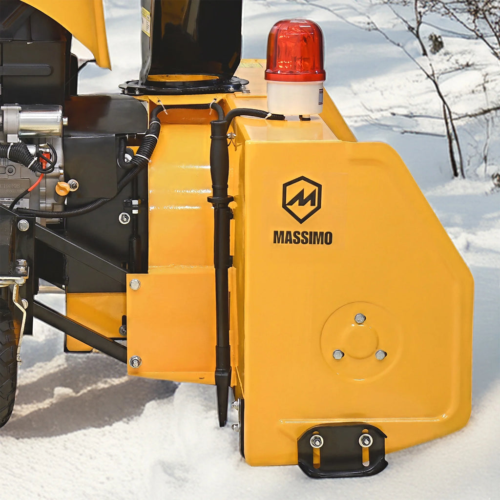 Massimo 60" Snow Blower 2 - Stage - 13HP 420cc Gas Powered UTV/ATV Attachment for Heavy Duty Snow Removal