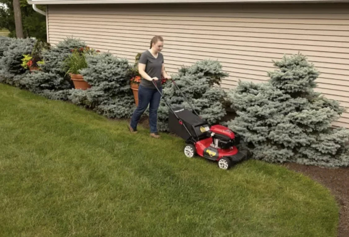Restored Troy - Bilt TB120C | 21in 163cc Walk Behind Push Mower | 3 - in - 1 Deck (Refurbished)