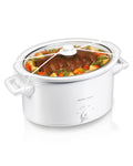 Hamilton Beach 8 Qt Slow Cooker, White