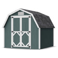 Little Cottage Co. 8x8 Classic Gambrel Barn with 4 Ft. Sidewalls, Outdoor Wood Storage Shed Do - It - Yourself Precut Kit