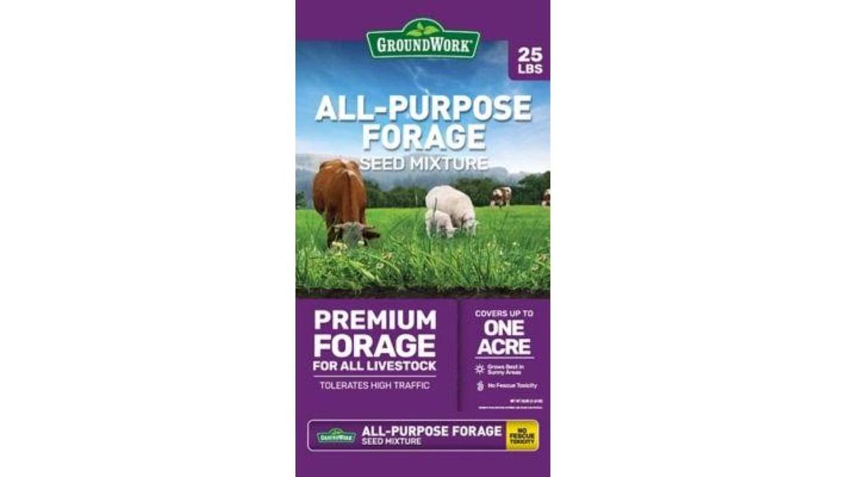 Groundwork 25 lb. All-Purpose Forage Grass Seed, North