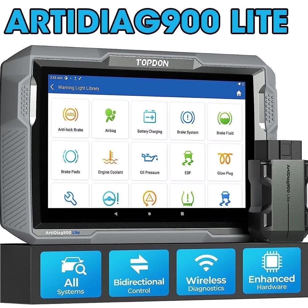 TOPDON Latest Car Diagnostic Scan Tool AD900 LITE OBD2 Scanner Wireless Bidirectional All System Scanner with Active Test, 8+ Reset Services