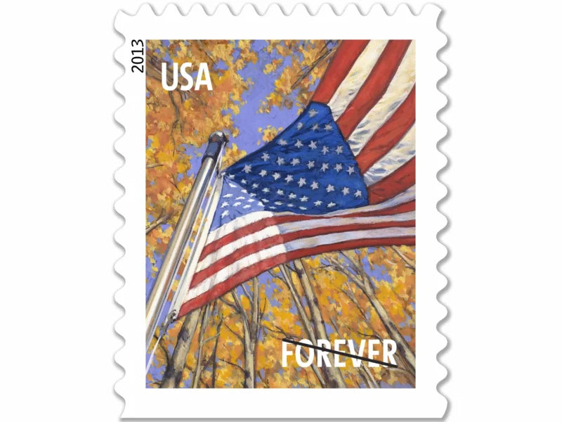 Forever Stamps 2013 Four Seasons U.S. Flag – Patriotic Symbol. First-Class Postage