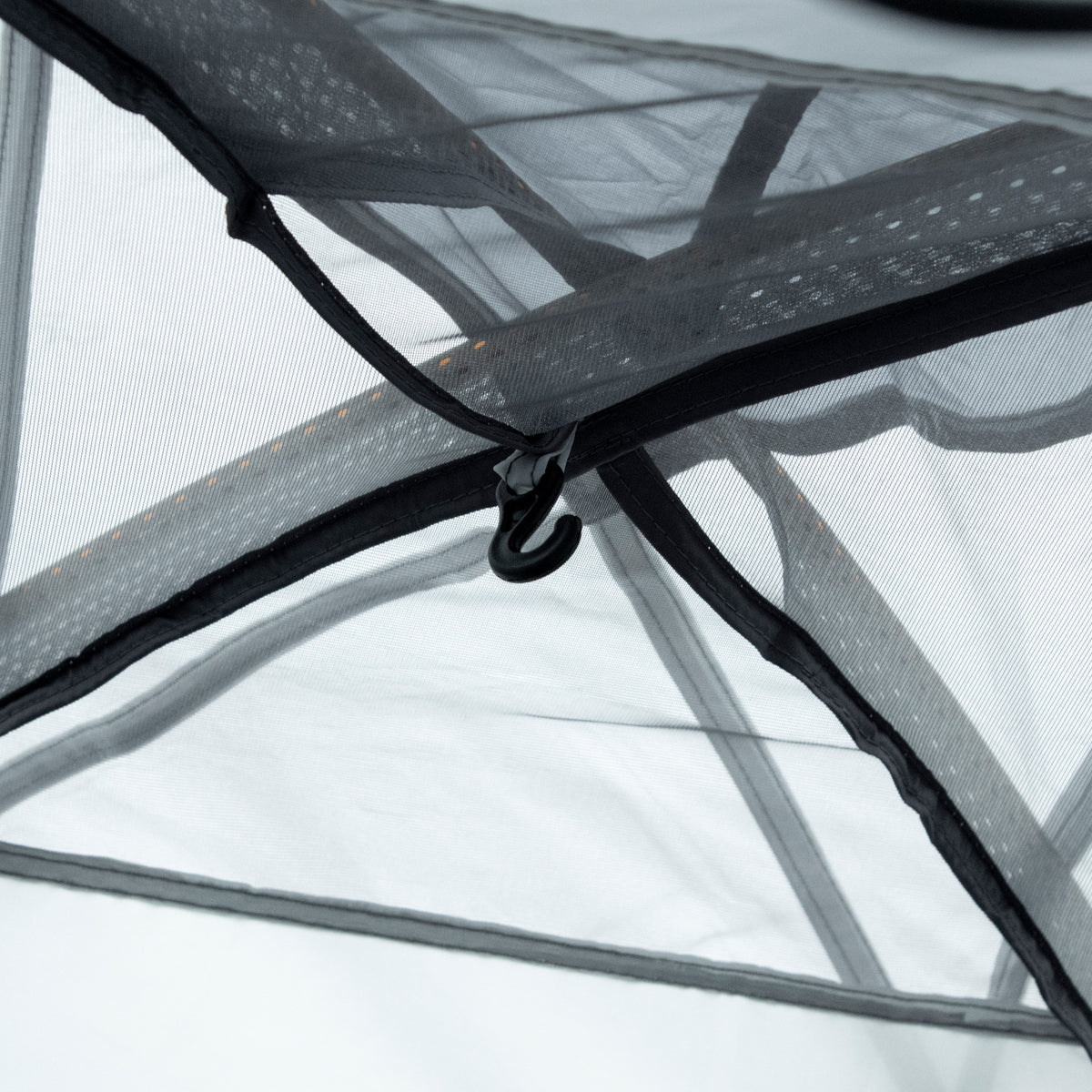 Outsunny Campingzelt für 3-4 Personen wasserdicht doppellagige Mesh-Fenster tragbar 350 x 150 x 128 cm Grau